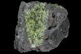 Green Peridot Crystals in Basalt - Arizona #93958-1